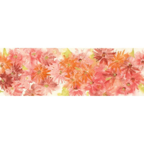 Flowers Afield I Gold Ornate Wood Framed Art Print with Double Matting by Paschke, Chris