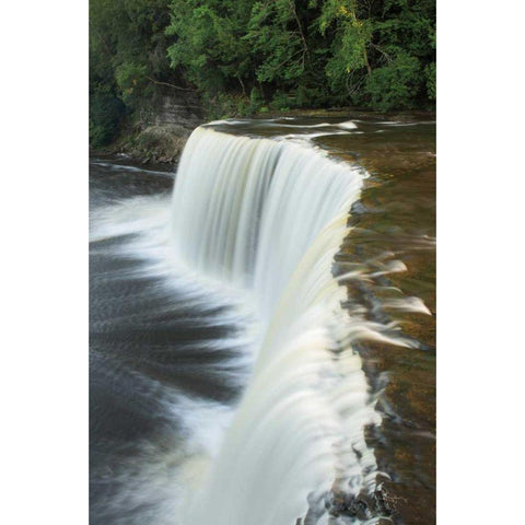 Tahquamenon Falls Michigan II Black Modern Wood Framed Art Print by Majchrowicz, Alan