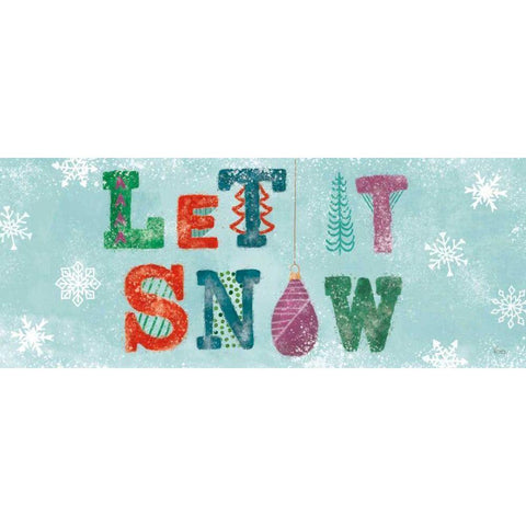 Festive Forest V Black Modern Wood Framed Art Print with Double Matting by Charron, Veronique