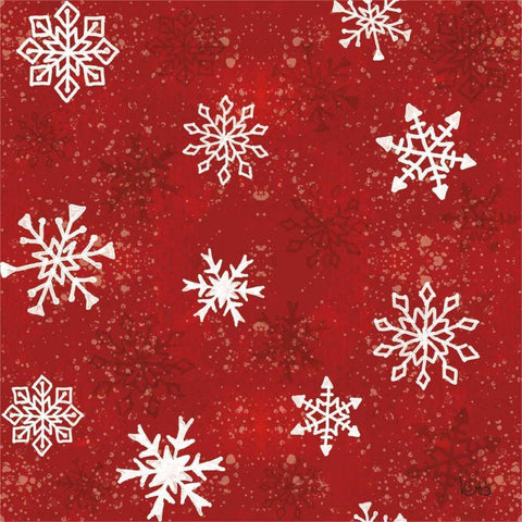 Festive Forest Pattern VIIB Black Ornate Wood Framed Art Print with Double Matting by Charron, Veronique