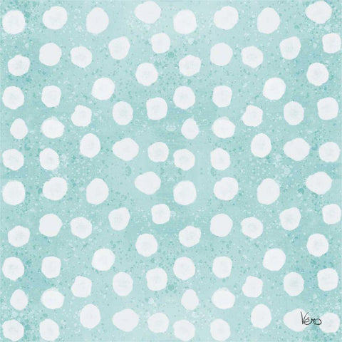 Festive Forest Pattern IXB White Modern Wood Framed Art Print by Charron, Veronique
