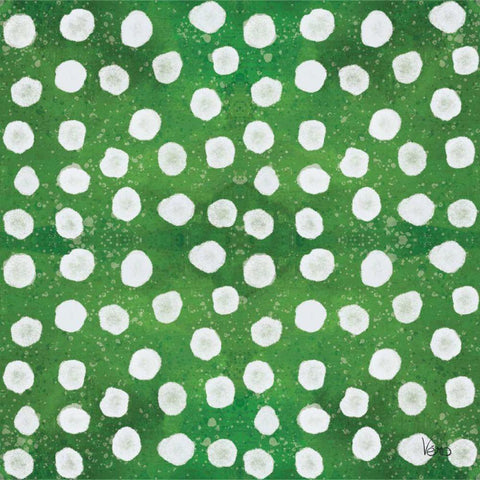 Festive Forest Pattern IXD White Modern Wood Framed Art Print by Charron, Veronique