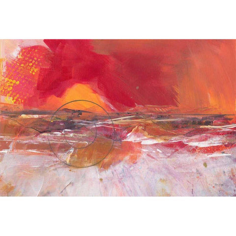 Dawn to Dusk White Modern Wood Framed Art Print by Griggs, Jan