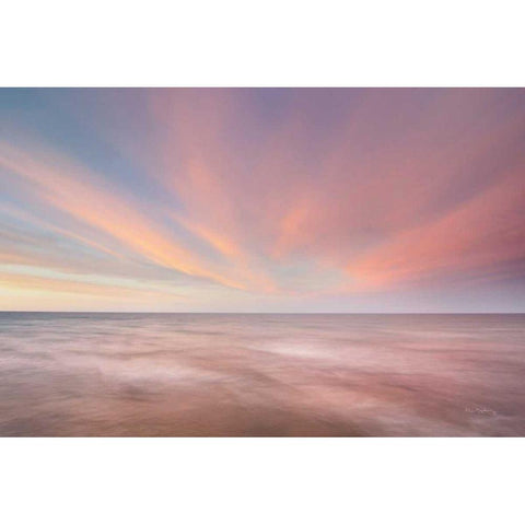 Lake Superior Clouds V Black Modern Wood Framed Art Print with Double Matting by Majchrowicz, Alan