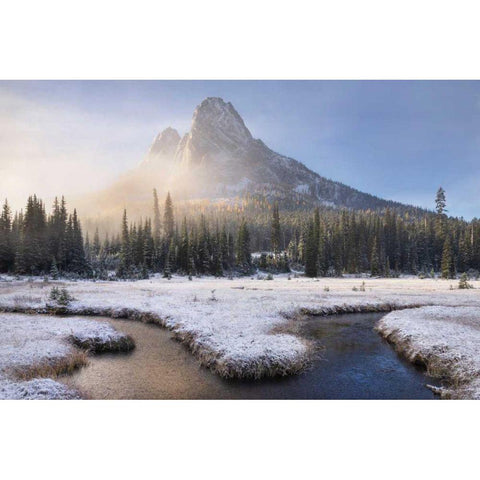 Liberty Bell Mountain I Gold Ornate Wood Framed Art Print with Double Matting by Majchrowicz, Alan