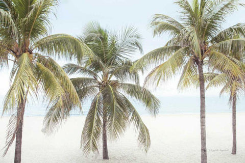 By the Sea I White Modern Wood Framed Art Print with Double Matting by Urquhart, Elizabeth