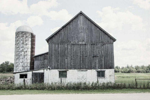 Weathered III White Modern Wood Framed Art Print with Double Matting by Urquhart, Elizabeth