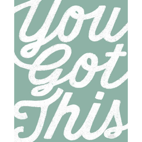Positivity VII Black Modern Wood Framed Art Print by Marshall, Laura