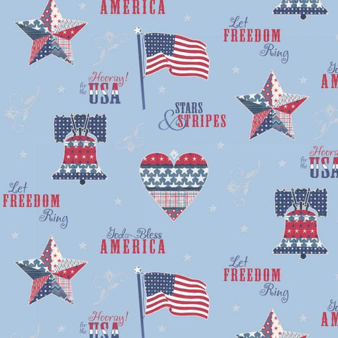 Stars and Stripes Dark Pattern VI White Modern Wood Framed Art Print by Grove, Beth