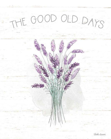 Farmhouse Cotton VII White Modern Wood Framed Art Print with Double Matting by Grove, Beth