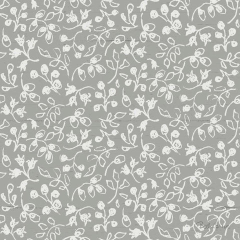 Farmhouse Cotton Pattern IIJ Black Ornate Wood Framed Art Print with Double Matting by Grove, Beth