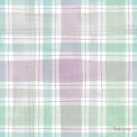 Farmhouse Cotton Pattern IIIA White Modern Wood Framed Art Print by Grove, Beth