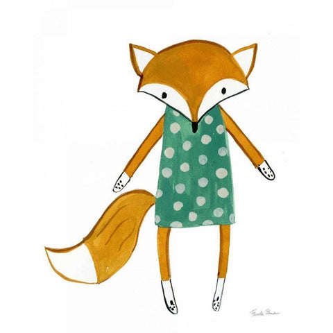 Neighborhood Pals VI Gold Ornate Wood Framed Art Print with Double Matting by Zaman, Farida