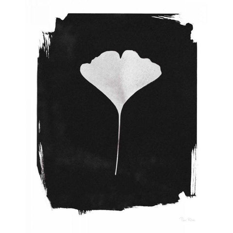 Nature by the Lake Gingko I Black Black Modern Wood Framed Art Print with Double Matting by Rhue, Piper