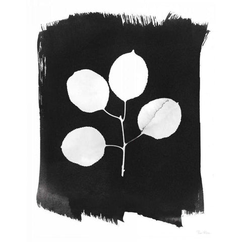 Nature by the Lake Leaves II Black Black Modern Wood Framed Art Print by Rhue, Piper