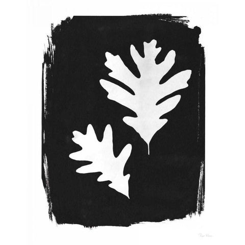 Nature by the Lake Leaves IV Black Black Modern Wood Framed Art Print by Rhue, Piper