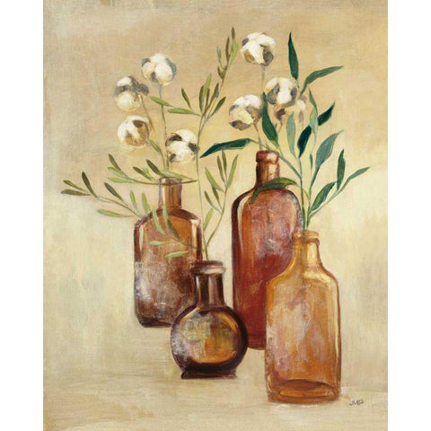 Cotton Still Life II White Modern Wood Framed Art Print by Purinton, Julia