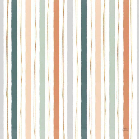 Spring Blooms Pattern VIII White Modern Wood Framed Art Print by Marshall, Laura