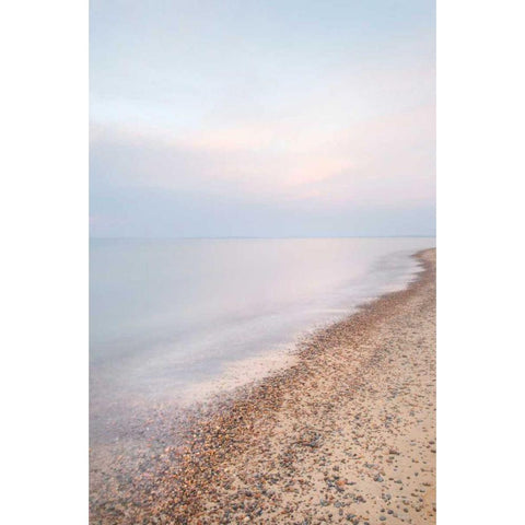 Lake Superior Shoreline II Gold Ornate Wood Framed Art Print with Double Matting by Majchrowicz, Alan