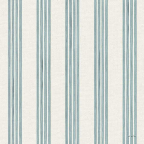 Beach Time Pattern IIB White Modern Wood Framed Art Print by Wiens, James