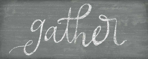 Schoolhouse Gather Black Ornate Wood Framed Art Print with Double Matting by Schlabach, Sue