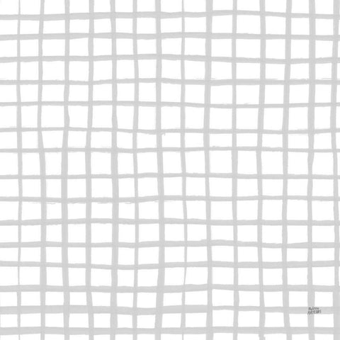 Scandy Baby Pattern IC White Modern Wood Framed Art Print with Double Matting by Averinos, Melissa