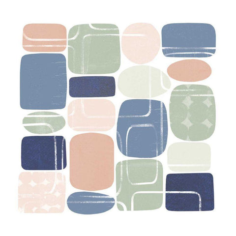 Beans I Pastel White Modern Wood Framed Art Print by Wild Apple Portfolio