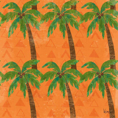 Good Vibes Pattern VC Black Ornate Wood Framed Art Print with Double Matting by Charron, Veronique