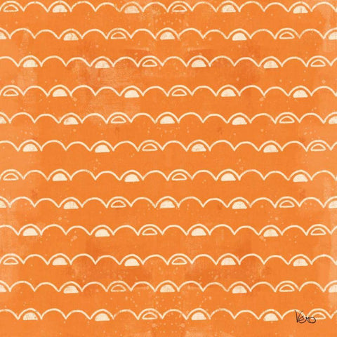 Good Vibes Pattern VID Black Ornate Wood Framed Art Print with Double Matting by Charron, Veronique