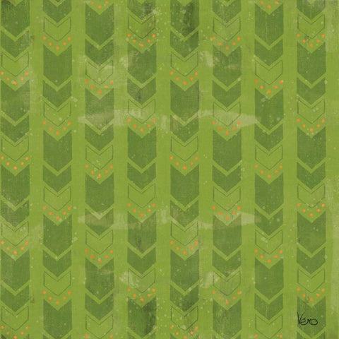 Good Vibes Pattern VIIID Black Ornate Wood Framed Art Print with Double Matting by Charron, Veronique