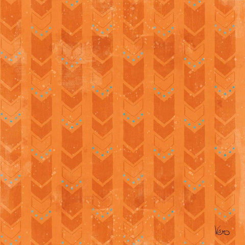 Good Vibes Pattern VIIIE Black Ornate Wood Framed Art Print with Double Matting by Charron, Veronique