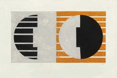 Latitude Black Ornate Wood Framed Art Print with Double Matting by Schick, Mike