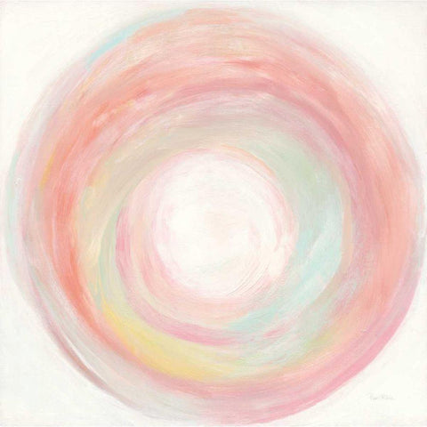 Tropical Swirl I White Modern Wood Framed Art Print by Rhue, Piper