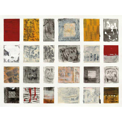 Tokens of Today Gold Ornate Wood Framed Art Print with Double Matting by Rhue, Piper