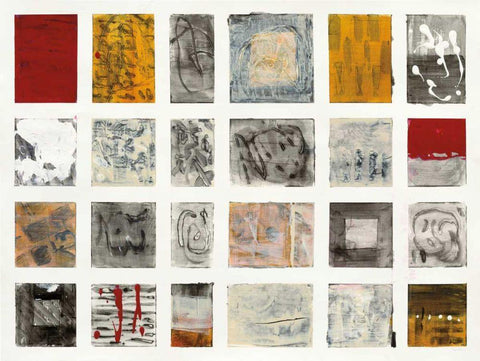 Tokens of Today White Modern Wood Framed Art Print with Double Matting by Rhue, Piper