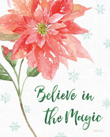 Holiday Flora V Black Ornate Wood Framed Art Print with Double Matting by Grove, Beth