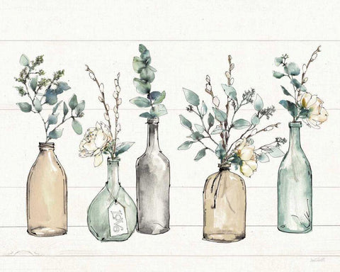 Modern Farmhouse I v2 Black Ornate Wood Framed Art Print with Double Matting by Tavoletti, Anne