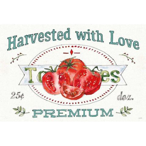 Veggie Market I White Modern Wood Framed Art Print by Tavoletti, Anne