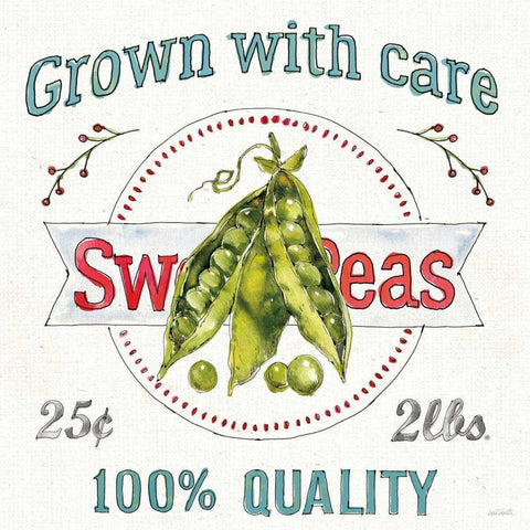 Veggie Market IV White Modern Wood Framed Art Print by Tavoletti, Anne