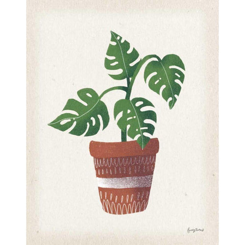 Greenhouse III Black Modern Wood Framed Art Print by Thorns, Becky