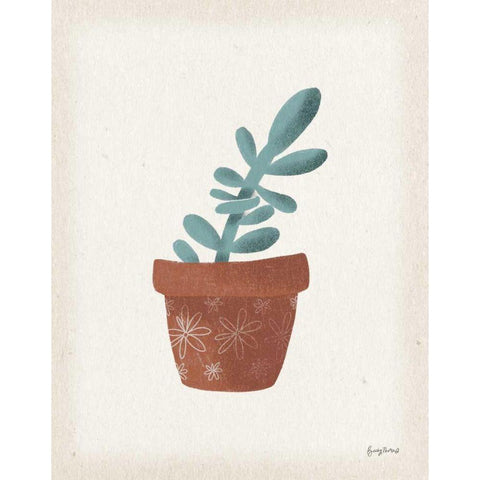 Greenhouse V Black Modern Wood Framed Art Print by Thorns, Becky