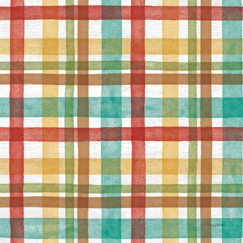Farm Market Pattern IV White Modern Wood Framed Art Print by Urban, Mary