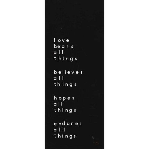 Words of Encouragement I Black White Modern Wood Framed Art Print by Adams, Emily