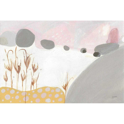 Creation Sings I Black Modern Wood Framed Art Print by Mack, Lynn