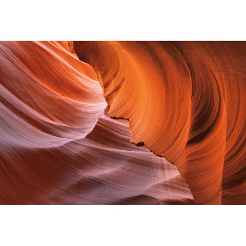 Lower Antelope Canyon I Gold Ornate Wood Framed Art Print with Double Matting by Majchrowicz, Alan