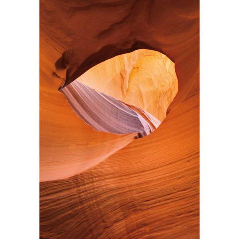 Lower Antelope Canyon III Gold Ornate Wood Framed Art Print with Double Matting by Majchrowicz, Alan