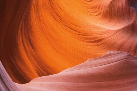 Lower Antelope Canyon VI Black Ornate Wood Framed Art Print with Double Matting by Majchrowicz, Alan