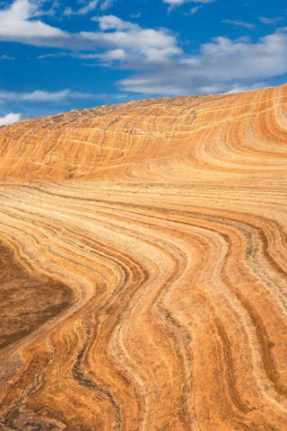 Coyote Buttes V White Modern Wood Framed Art Print with Double Matting by Majchrowicz, Alan