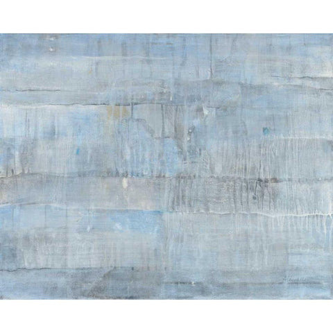 Layers Black Modern Wood Framed Art Print with Double Matting by Hristova, Albena