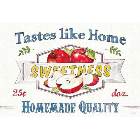 Fruit Stand I Black Modern Wood Framed Art Print by Tavoletti, Anne